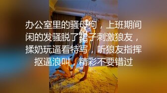 办公室里的骚母狗，上班期间闲的发骚脱了裙子刺激狼友，揉奶玩逼看特写，听狼友指挥抠逼浪叫，精彩不要错过