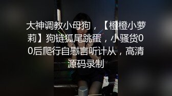 大神调教小母狗，【橙橙小萝莉】狗链狐尾跳蛋，小骚货00后爬行自慰言听计从，高清源码录制