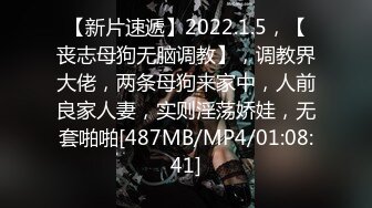 【新片速遞】2022.1.5，【丧志母狗无脑调教】，调教界大佬，两条母狗来家中，人前良家人妻，实则淫荡娇娃，无套啪啪[487MB/MP4/01:08:41]