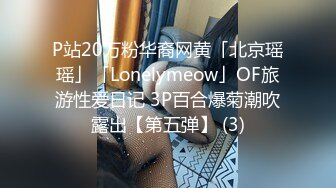 P站20万粉华裔网黄「北京瑶瑶」「Lonelymeow」OF旅游性爱日记 3P百合爆菊潮吹露出【第五弹】 (3)