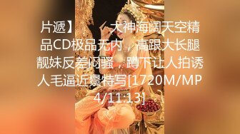 片遞】 ⚡⚡⚡大神海阔天空精品CD极品无内，高跟大长腿靓妹反差闷骚，蹲下让人拍诱人毛逼近景特写[1720M/MP4/11:13]