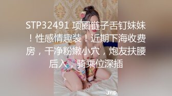 STP32491 项圈链子舌钉妹妹！性感情趣装！近期下海收费房，干净粉嫩小穴，炮友扶腰后入，骑乘位深插