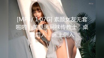 [MP4/ 1.07G] 素颜女友无套啪啪，美腿黑网袜传教士，桌边后入，床上侧入