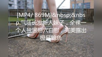 [MP4/ 869M]&nbsp;&nbsp;气质长发新人妹子，全裸一个人独居掰穴自慰，完美露出极品鲍鱼