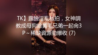 TK】露臉淫亂私拍，女神調教成母狗給黃毛兄弟一起肏3P～稀缺資源勁爆收 (7)