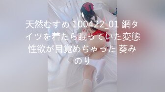 天然むすめ 100422_01 網タイツを着たら眠っていた変態性欲が目覚めちゃった 葵みのり