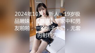 2024年10月，新人，19岁极品嫩妹，【露露】，家中和男友啪啪，一对桃子大奶，无套内射粉穴